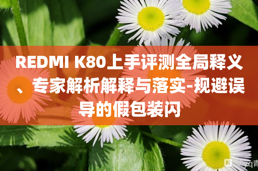REDMI K80上手評測全局釋義、專家解析解釋與落實-規(guī)避誤導的假包裝閃