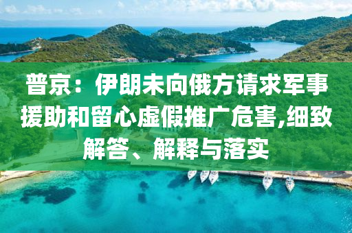 普京：伊朗未向俄方請求軍事援助和留心虛假推廣危害,細(xì)致解答、解釋與落實