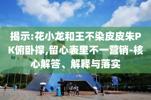揭示:花小龍和王不染皮皮朱PK俯臥撐,留心表里不一營(yíng)銷(xiāo)-核心解答、解釋與落實(shí)