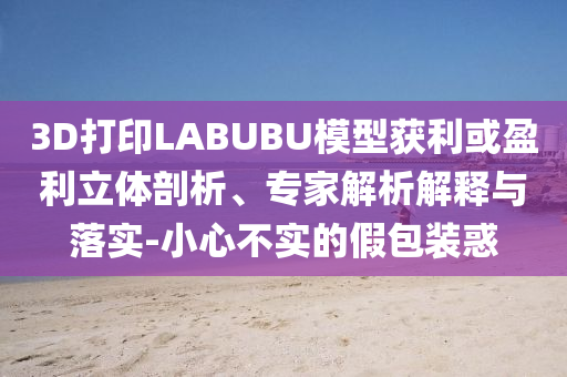3D打印LABUBU模型獲利或盈利立體剖析、專家解析解釋與落實-小心不實的假包裝惑