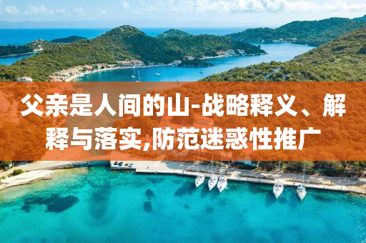 父親是人間的山-戰(zhàn)略釋義、解釋與落實,防范迷惑性推廣