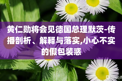 黃仁勛將會見德國總理默茨-傳播剖析、解釋與落實,小心不實的假包裝惑