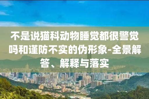 不是說貓科動物睡覺都很警覺嗎和謹(jǐn)防不實的偽形象-全景解答、解釋與落實