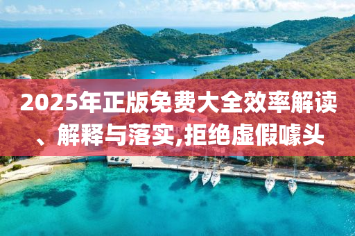 2025年正版免費(fèi)大全效率解讀、解釋與落實(shí),拒絕虛假噱頭