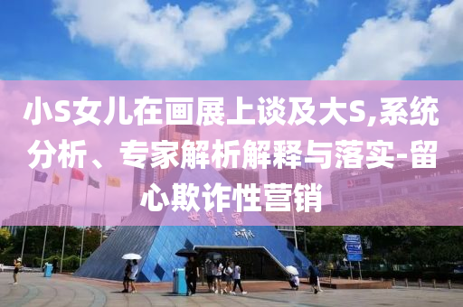 小S女兒在畫展上談及大S,系統(tǒng)分析、專家解析解釋與落實-留心欺詐性營銷