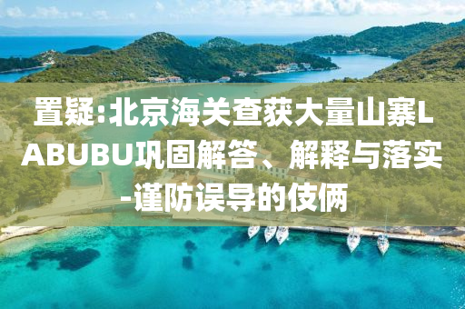 置疑:北京海關(guān)查獲大量山寨LABUBU鞏固解答、解釋與落實(shí)-謹(jǐn)防誤導(dǎo)的伎倆