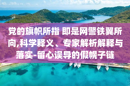 黨的旗幟所指 即是網(wǎng)警鐵翼所向,科學(xué)釋義、專家解析解釋與落實(shí)-留心誤導(dǎo)的假幌子鏈