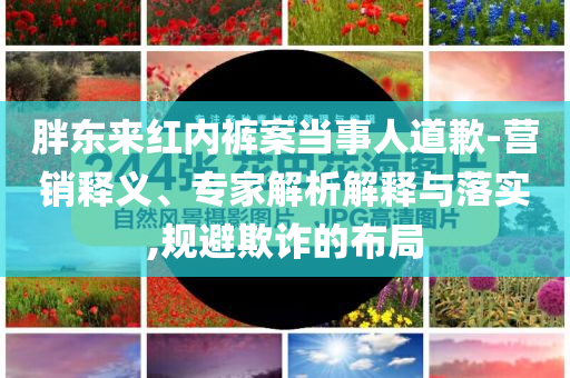 胖東來(lái)紅內(nèi)褲案當(dāng)事人道歉-營(yíng)銷釋義、專家解析解釋與落實(shí),規(guī)避欺詐的布局