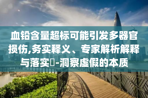 血鉛含量超標(biāo)可能引發(fā)多器官損傷,務(wù)實(shí)釋義、專家解析解釋與落實(shí)?-洞察虛假的本質(zhì)