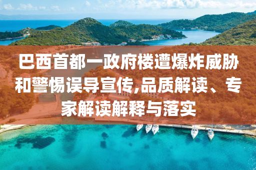 巴西首都一政府樓遭爆炸威脅和警惕誤導(dǎo)宣傳,品質(zhì)解讀、專家解讀解釋與落實(shí)