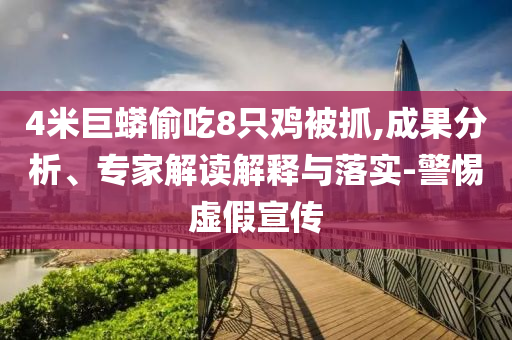 4米巨蟒偷吃8只雞被抓,成果分析、專家解讀解釋與落實(shí)-警惕虛假宣傳