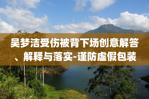 吳夢潔受傷被背下場創(chuàng)意解答、解釋與落實(shí)-謹(jǐn)防虛假包裝