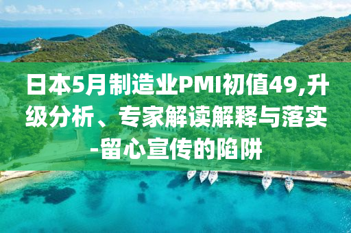日本5月制造業(yè)PMI初值49,升級分析、專家解讀解釋與落實-留心宣傳的陷阱