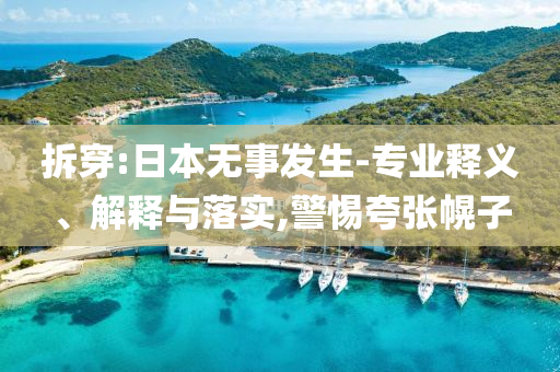 拆穿:日本無事發(fā)生-專業(yè)釋義、解釋與落實(shí),警惕夸張幌子