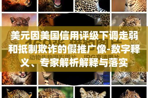 美元因美國(guó)信用評(píng)級(jí)下調(diào)走弱和抵制欺詐的假推廣像-數(shù)字釋義、專(zhuān)家解析解釋與落實(shí)