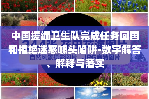中國(guó)援緬衛(wèi)生隊(duì)完成任務(wù)回國(guó)和拒絕迷惑噱頭陷阱-數(shù)字解答、解釋與落實(shí)
