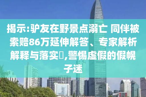 揭示:驢友在野景點溺亡 同伴被索賠86萬延伸解答、專家解析解釋與落實?,警惕虛假的假幌子迷