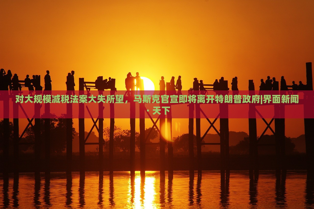 對(duì)大規(guī)模減稅法案大失所望，馬斯克官宣即將離開(kāi)特朗普政府|界面新聞 · 天下