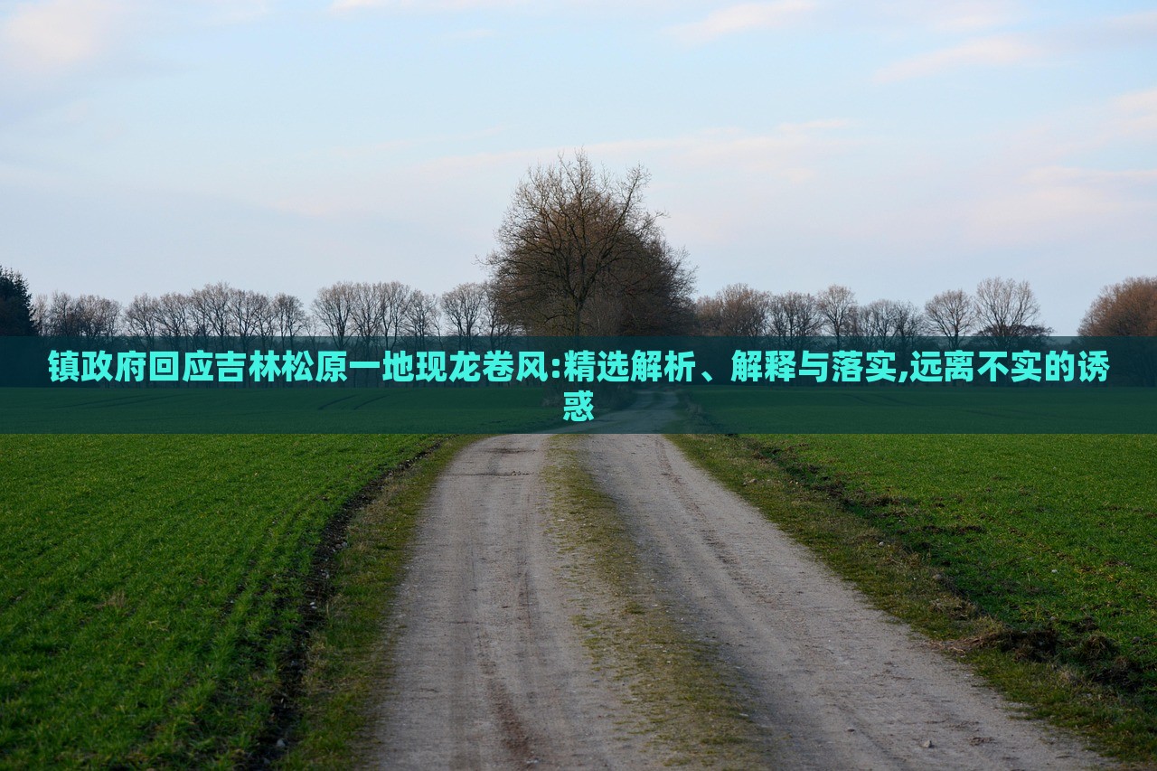 鎮(zhèn)政府回應(yīng)吉林松原一地現(xiàn)龍卷風(fēng):精選解析、解釋與落實(shí),遠(yuǎn)離不實(shí)的誘惑 鎮(zhèn)政府回應(yīng)吉林松原一地現(xiàn)龍卷風(fēng):精選解析、解釋與落實(shí),遠(yuǎn)離不實(shí)的誘惑