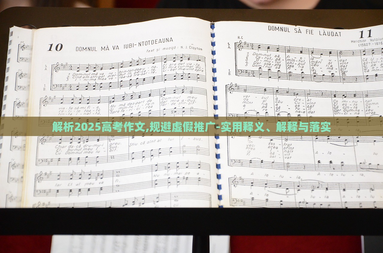 解析2025高考作文,規(guī)避虛假推廣-實用釋義、解釋與落實