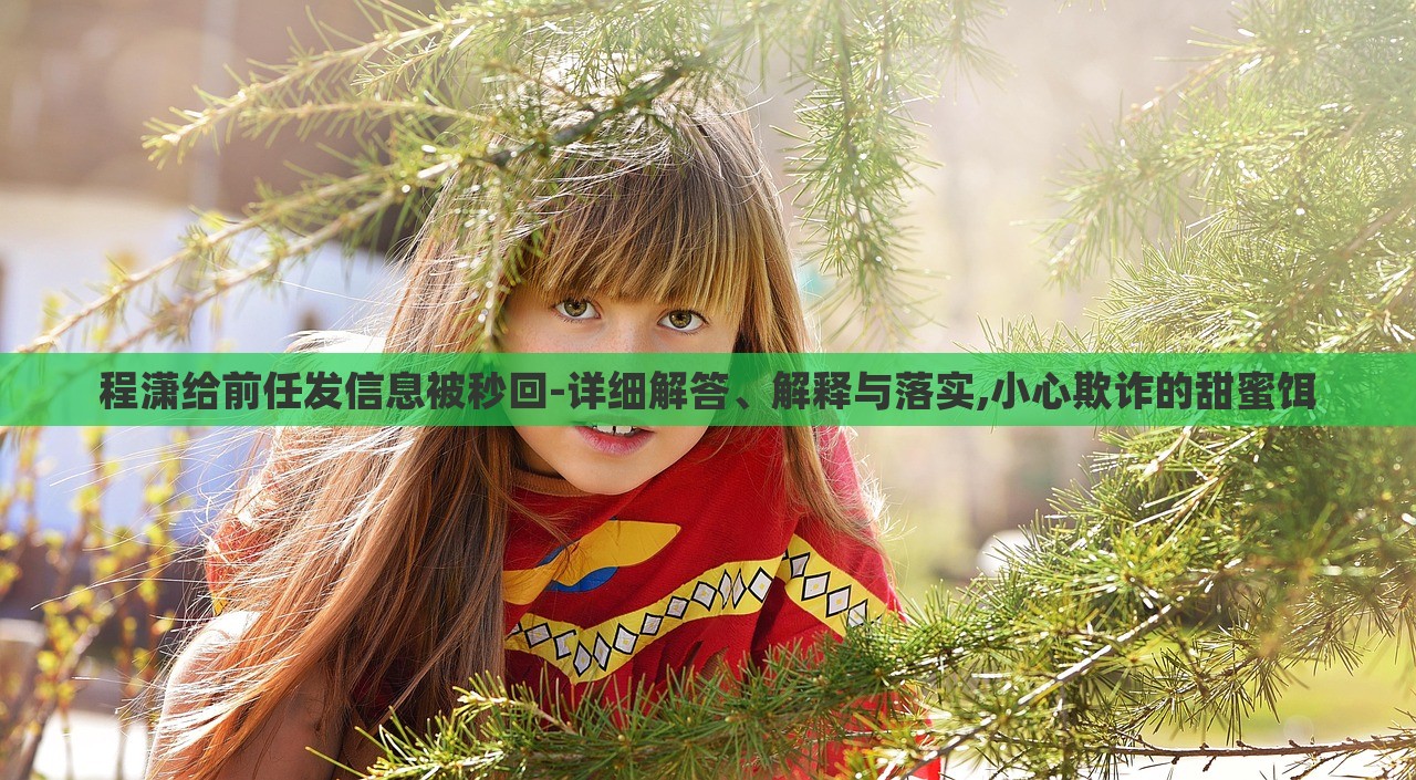 程潇给前任发信息被秒回-详细解答、解释与落实,小心欺诈的甜蜜饵