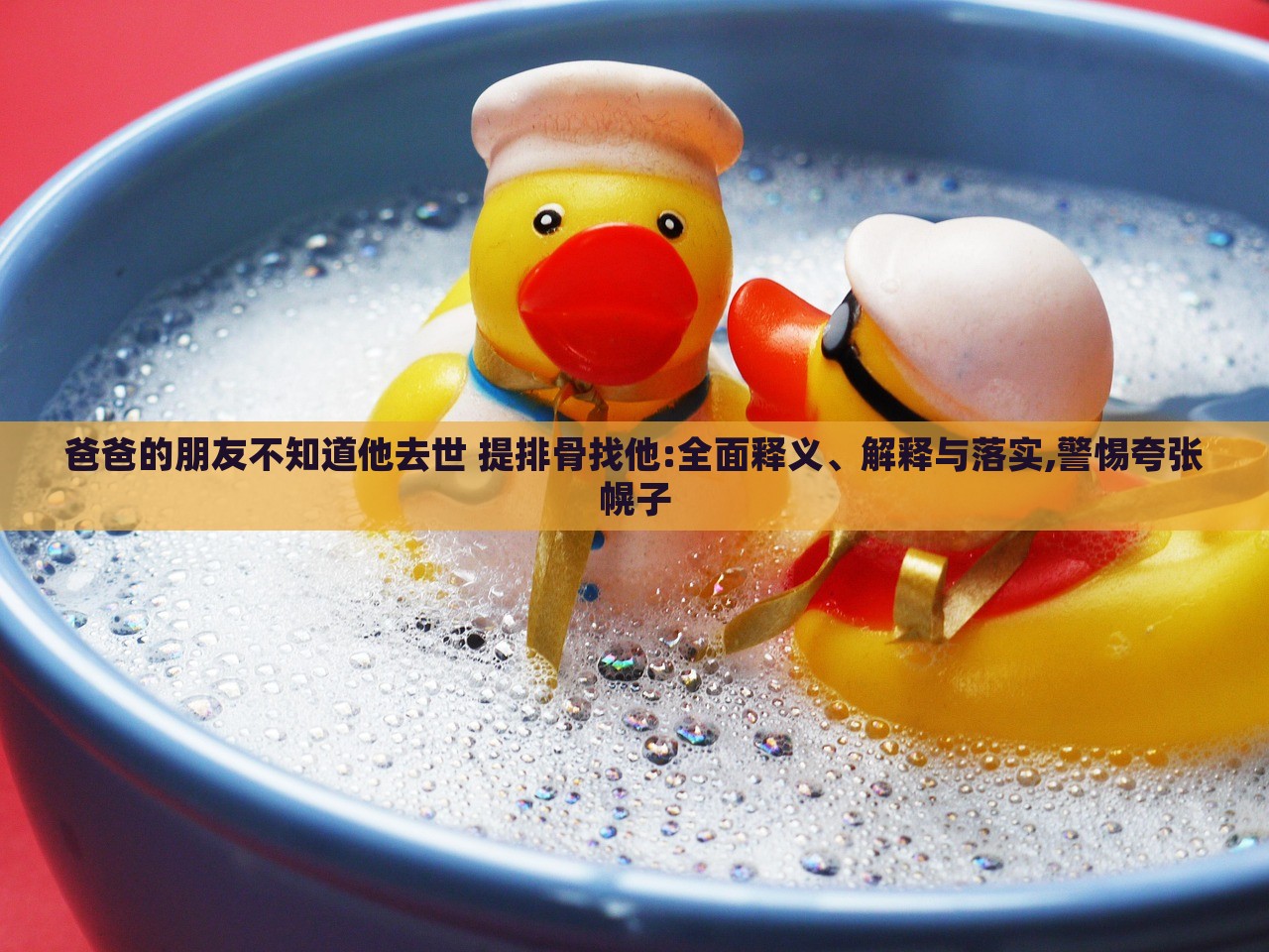 爸爸的朋友不知道他去世 提排骨找他:全面释义、解释与落实,警惕夸张幌子