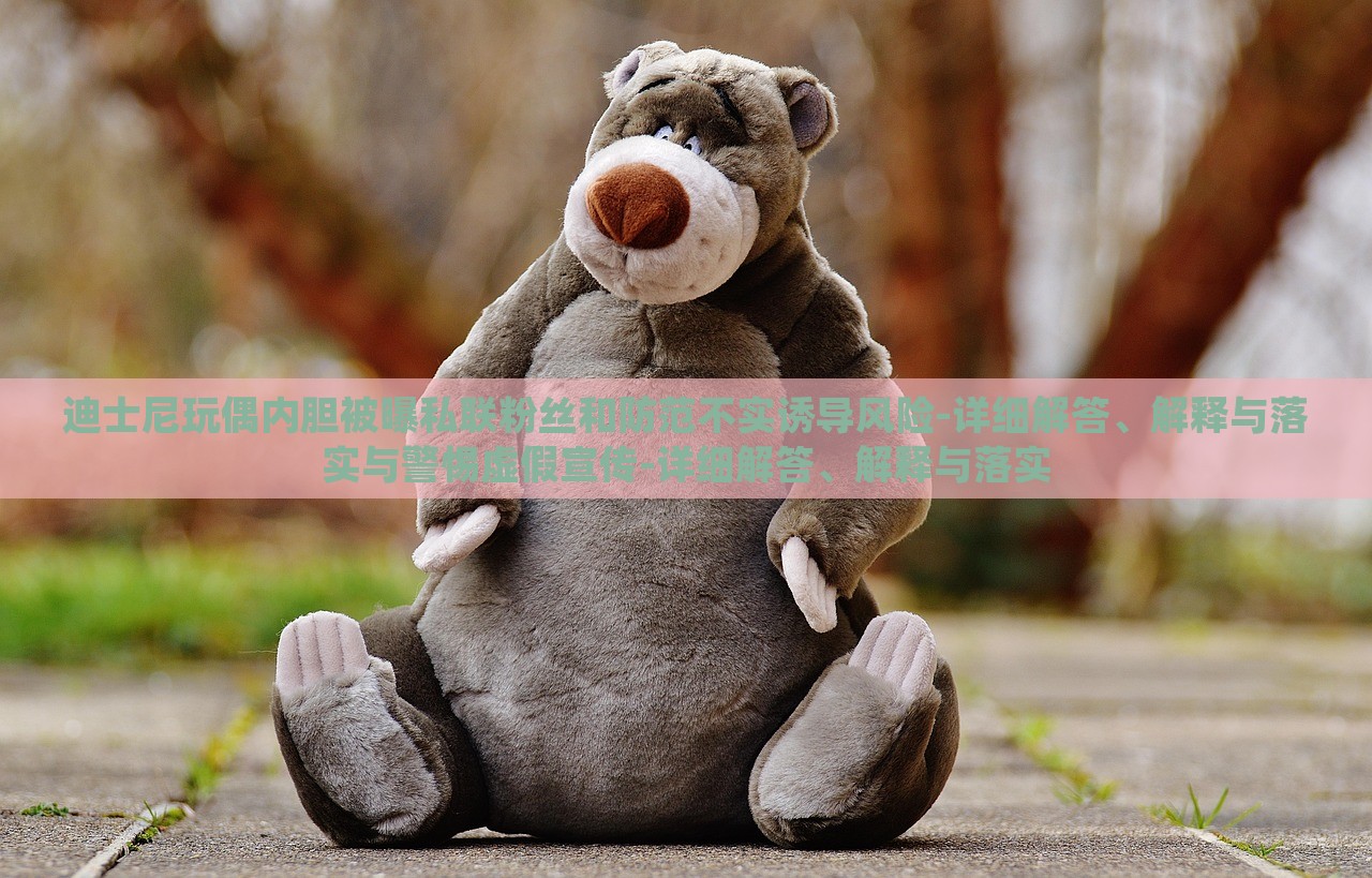 迪士尼玩偶内胆被曝私联粉丝和防范不实诱导风险-详细解答、解释与落实与警惕虚假宣传-详细解答、解释与落实