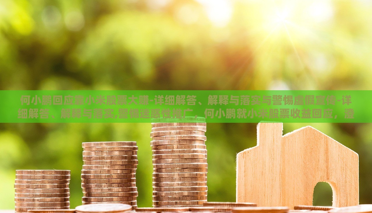 何小鹏回应靠小米股票大赚-详细解答、解释与落实与警惕虚假宣传-详细解答、解释与落实,警惕迷惑性推广，何小鹏就小米股票收益回应，澄清事实与防范虚假宣传